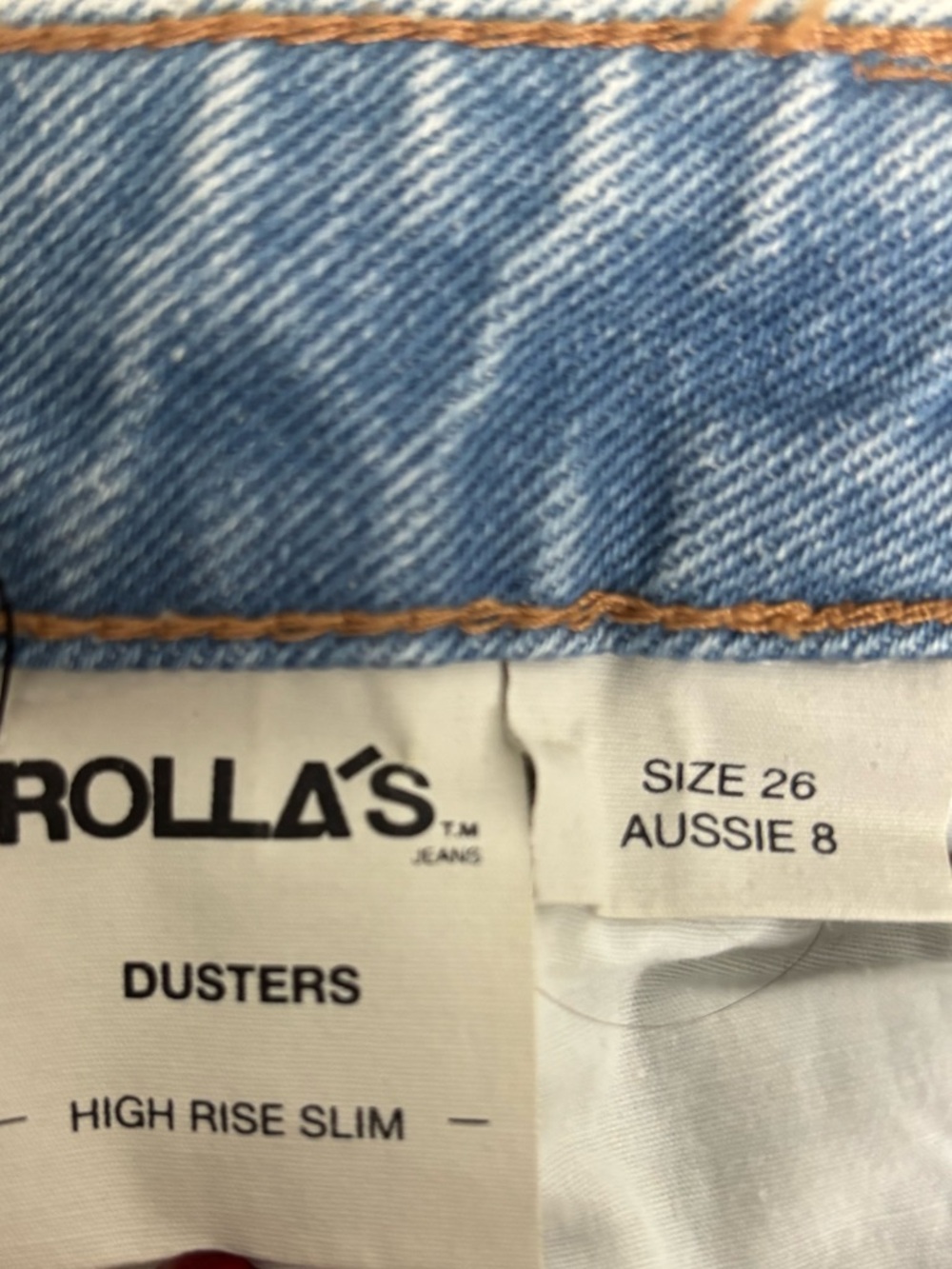 ROLLA'S Dusters High Rise Slim Light Wash Layla Bleach Distressed Denim Shorts - Picture 10 of 14